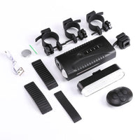 HKM-692883 Rechargeable USB Mountain Bike Taillight Set for Night Riding with Colorful Features