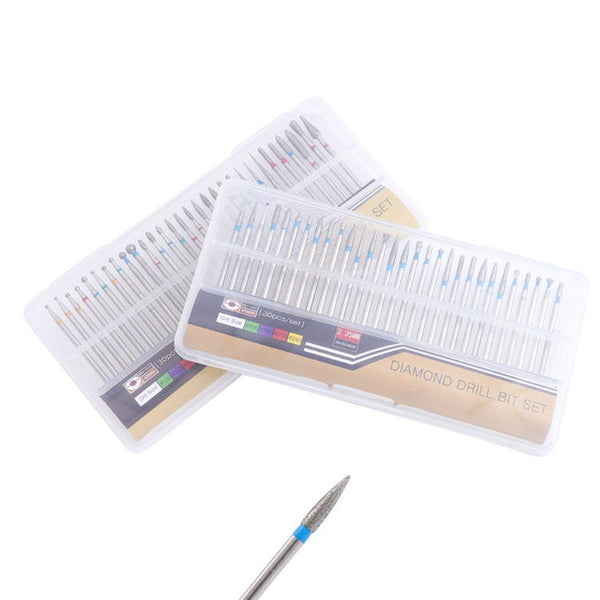 HKM-693011 30-Piece Diamond Polishing Tool Set with Alloy Grinding Heads
