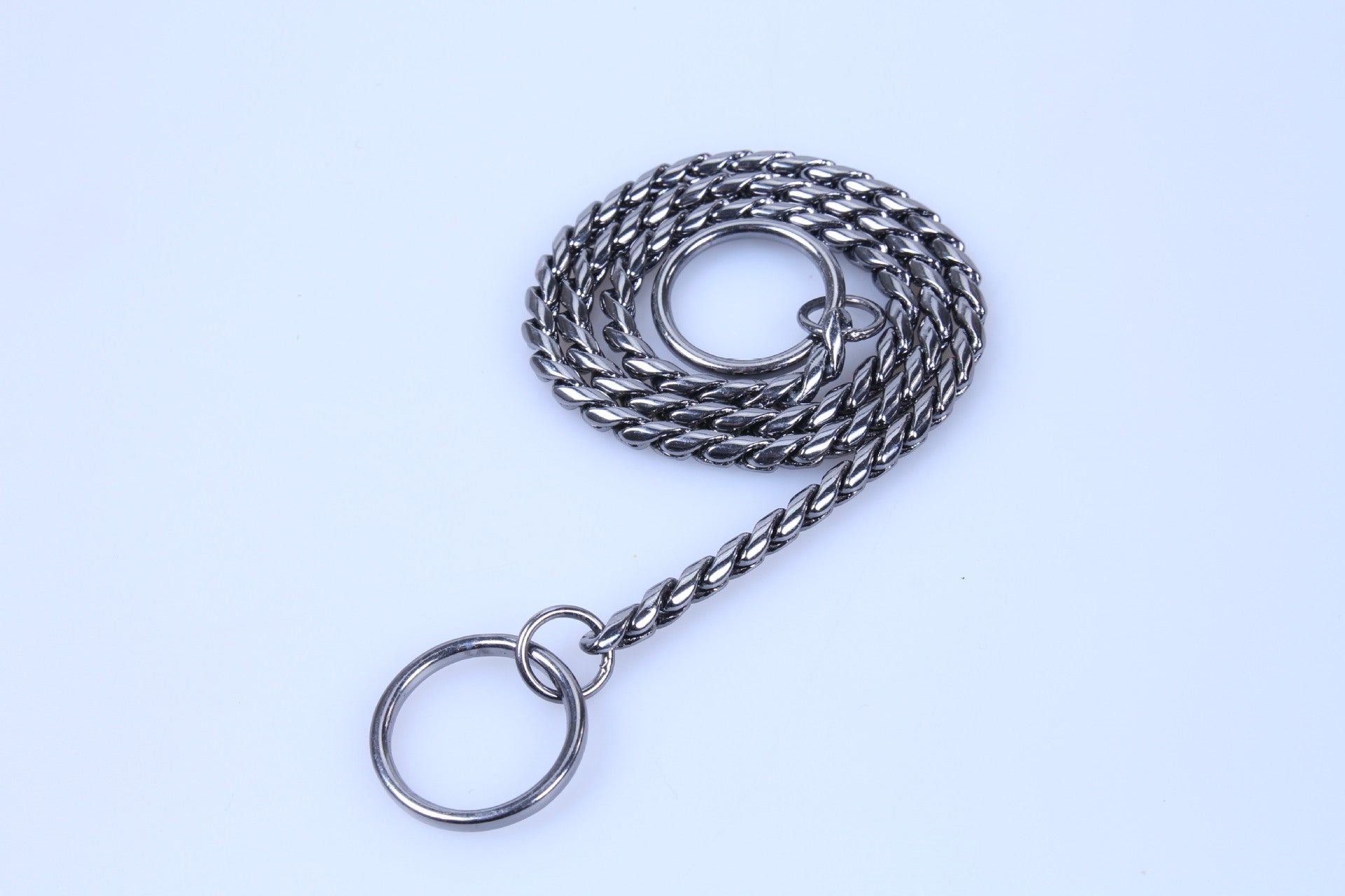 HKM-6930365 Thickened Anti-Bite Stainless Steel Dog Chain in Gold, Black, or Silver