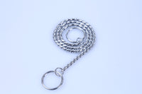 HKM-6930365 Thickened Anti-Bite Stainless Steel Dog Chain in Gold, Black, or Silver