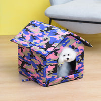 HKM-6930621 Outdoor Waterproof Pet Kennel in Multiple Camouflage Designs, Available in Sizes S, M, L