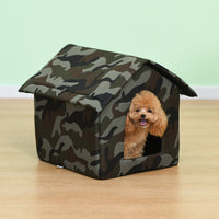 HKM-6930621 Outdoor Waterproof Pet Kennel in Multiple Camouflage Designs, Available in Sizes S, M, L