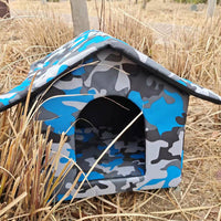HKM-6930621 Outdoor Waterproof Pet Kennel in Multiple Camouflage Designs, Available in Sizes S, M, L