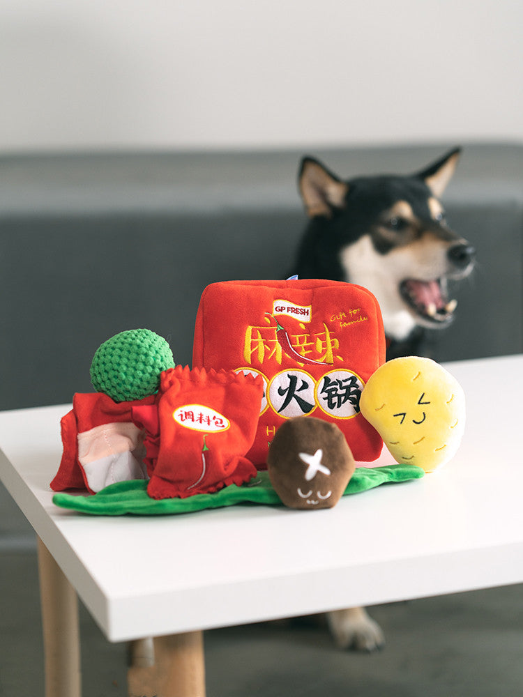 HKM-6931389 Snail Powder Hot Pot Sniffing Toy for Dogs - Interactive Treat Dispenser