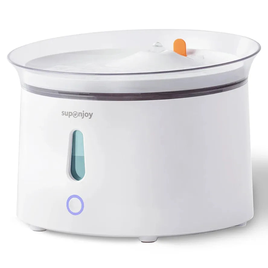 HKM-693139 Automatic Pet Water Fountain with 2.4L Capacity and Recirculating Filter for Dogs and Cats