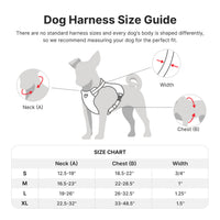 HKM-6932029 Durable Tactical Dog Harness with Poop Bag Dispenser & No Pull Front Clip, Brown, Size S