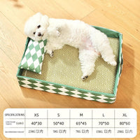 HKM-6933821 Rattan Cat Mat for All Seasons - Comfortable Sleeping Nest for Kittens and Cats