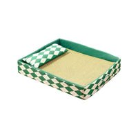 HKM-6933821 Rattan Cat Mat for All Seasons - Comfortable Sleeping Nest for Kittens and Cats