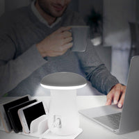 HKM-693395 5-Port USB Charging Dock Station and LED Night Lamp for Smart Devices