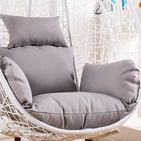 HKM-693395 Rattan Hanging Egg Chair with Cushion and Cover for Indoor or Outdoor Use