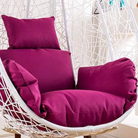 HKM-693395 Rattan Hanging Egg Chair with Cushion and Cover for Indoor or Outdoor Use
