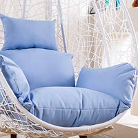 HKM-693395 Rattan Hanging Egg Chair with Cushion and Cover for Indoor or Outdoor Use