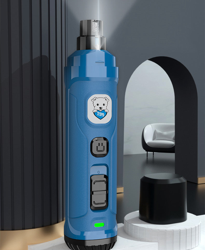 HKM-6934333 Pet Electric Nail Grinder - Rechargeable Nail File for Smooth and Safe Pet Nail Care