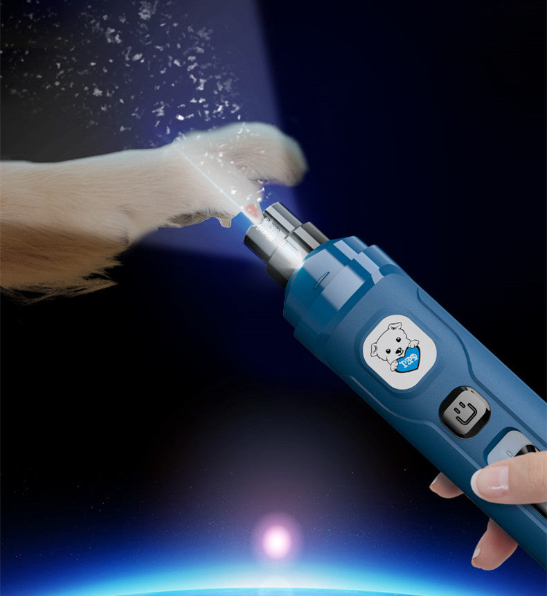 HKM-6934333 Pet Electric Nail Grinder - Rechargeable Nail File for Smooth and Safe Pet Nail Care