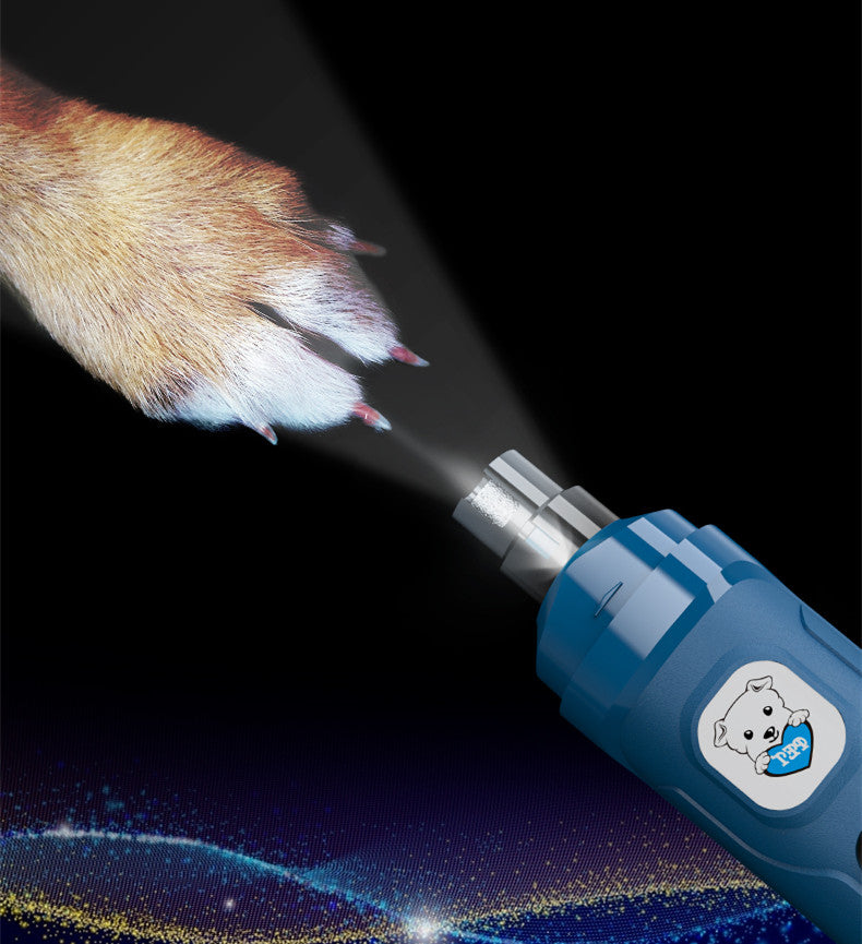 HKM-6934333 Pet Electric Nail Grinder - Rechargeable Nail File for Smooth and Safe Pet Nail Care