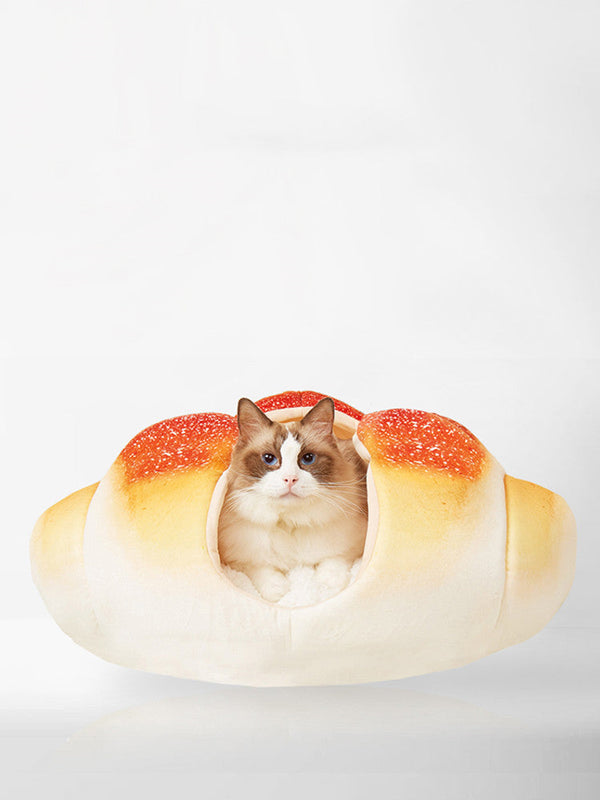 HKM-6934589 Civet Cat Litter Warm Bread Series for Small Dogs and Cats - Whole Wheat, Fried Egg Toast, Croissant Varieties