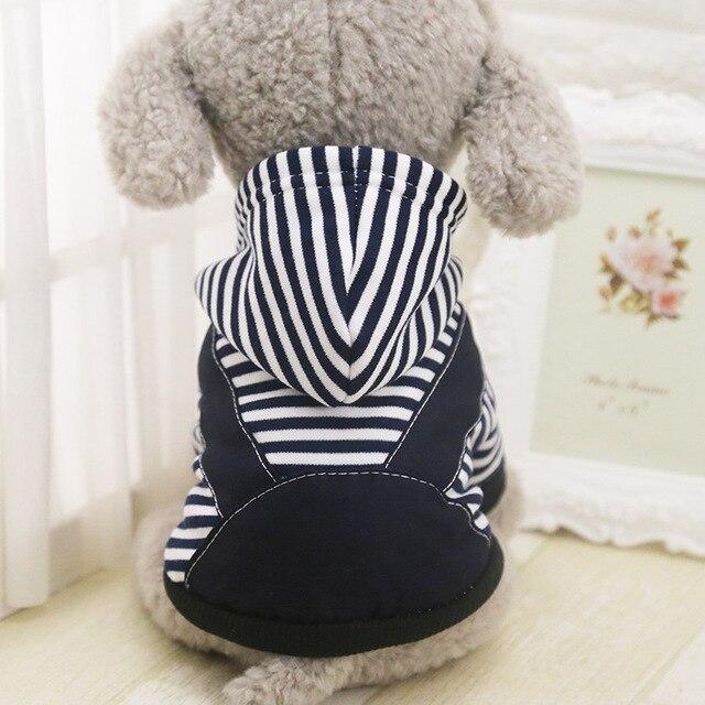 HKM-6934717 Casual Striped Cotton Vest for Pets in Various Sizes