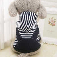 HKM-6934717 Casual Striped Cotton Vest for Pets in Various Sizes