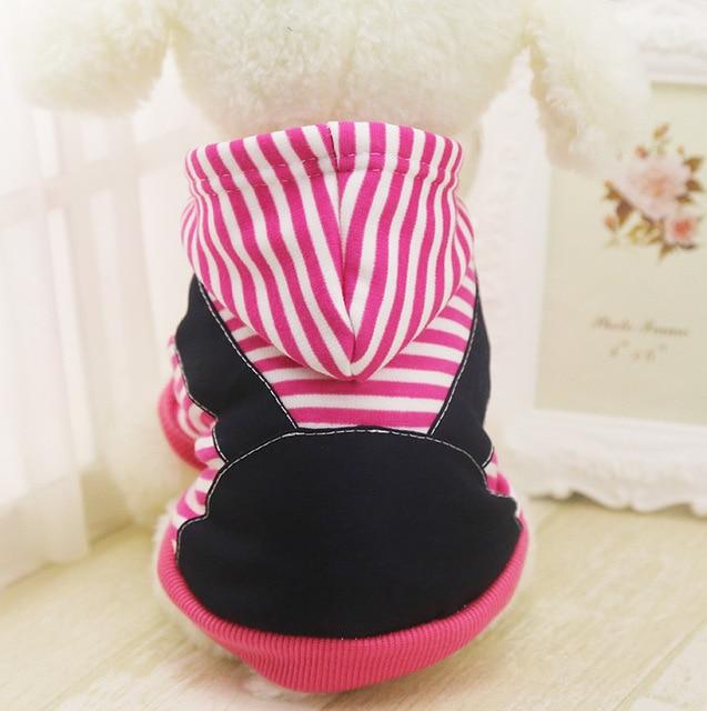 HKM-6934717 Casual Striped Cotton Vest for Pets in Various Sizes