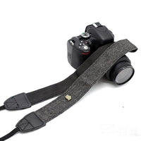 HKM-693907 Retro Ethnic Style Camera Strap LYN-241z/Lyn-242z Pure Cotton Fabric & Leather SLR Accessory
