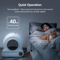 HKM-693971 Automatic Self-Cleaning Cat Litter Box with Large Capacity and Smart Features