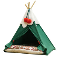 HKM-6940349 Winter Warm Semi-Closed Cat House for Deep Sleep - Thickened Mat Available in Two Sizes