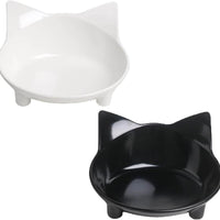 HKM-694035 Non-Slip Shallow Cat Feeding Bowl | BPA-Free Melamine Pet Dish for Cats and Small Animals