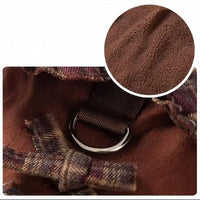 HKM-6940861 Warm Checkered Skirt for Small and Medium Dogs and Cats with Ruffled Design
