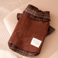 HKM-6940861 Warm Checkered Skirt for Small and Medium Dogs and Cats with Ruffled Design