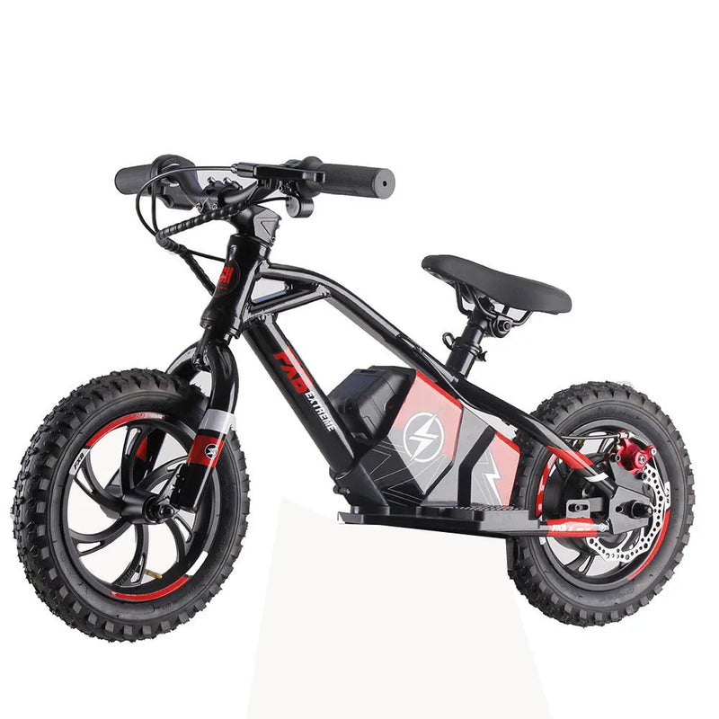 HKM-694099 36V 250W Brushless Hub Motor Electric Balance Bike for Kids, 12" Wheels, Aluminum Frame, 20KM Range