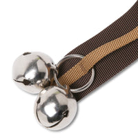 HKM-6941757 Durable Nylon Webbing Pet Training Bell Toy with Stainless Steel Sounding Bells for Dogs and Cats