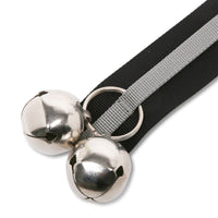 HKM-6941757 Durable Nylon Webbing Pet Training Bell Toy with Stainless Steel Sounding Bells for Dogs and Cats