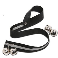 HKM-6941757 Durable Nylon Webbing Pet Training Bell Toy with Stainless Steel Sounding Bells for Dogs and Cats