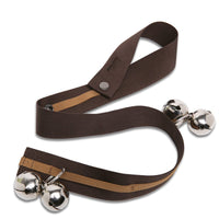 HKM-6941757 Durable Nylon Webbing Pet Training Bell Toy with Stainless Steel Sounding Bells for Dogs and Cats