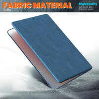 HKM-694227 Navy Blue Durable Fabric Laptop Sleeve with Magnetic Stand for MacBook Air 13-inch (2018/2020 Models A2337 M1 A2179 A1932)