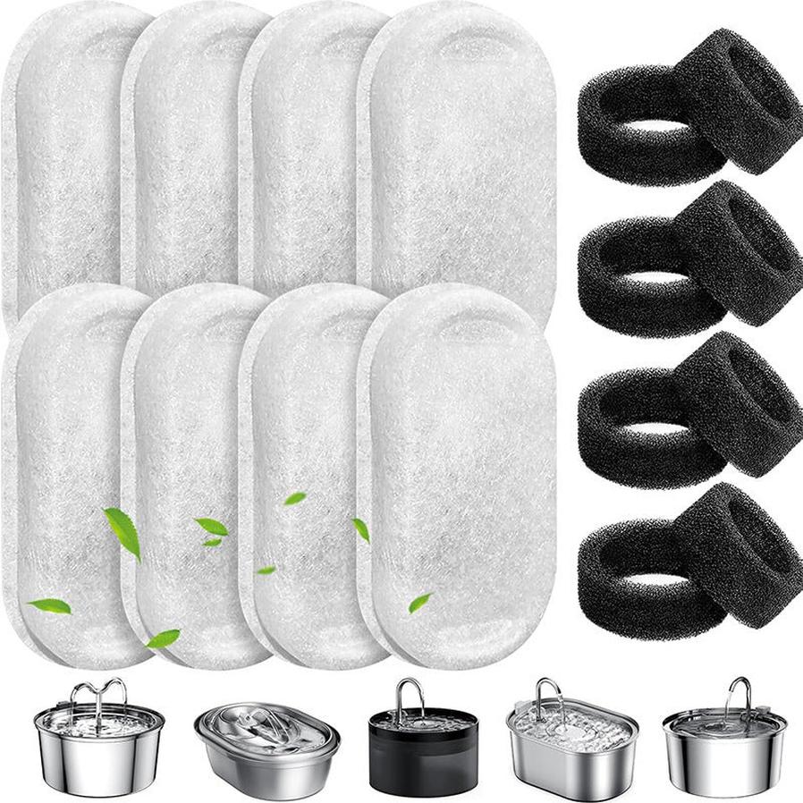 HKM-694739 Stainless Steel Pet Water Dispenser Filter Element for Dogs and Cats
