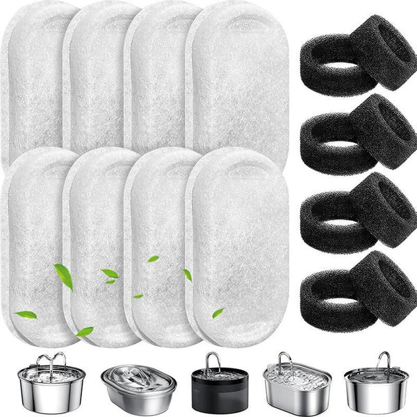 HKM-694739 Stainless Steel Pet Water Dispenser Filter Element for Dogs and Cats