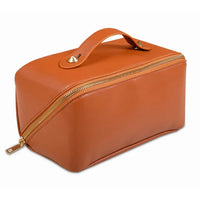HKM-694739 Trendy Large Capacity Travel Cosmetic Bag in PU with Zipper Closure