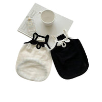 HKM-6947645 Fashionable Camisole Dog Clothes in White and Black - Sizes XS to XL