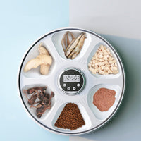 HKM-6948029 Timed and Quantitative Intelligent Cat Food Feeder with Self-Feeding Function