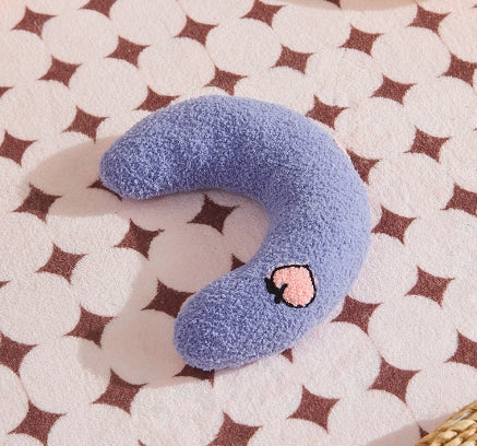 HKM-6948669 U-Shaped Cat and Dog Pillow for Cervical Spine Support, Plush Toy in Various Patterns
