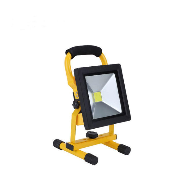 HKM-694867 Ultrathin 10W Rechargeable LED Flood Light - Waterproof IP65 Portable Outdoor Spotlight for Camping