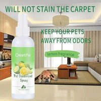 HKM-6949693 Pet Deodorizing Aromatherapy Spray for Cats and Dogs - 100ml Lemon Fragrance