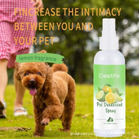 HKM-6949693 Pet Deodorizing Aromatherapy Spray for Cats and Dogs - 100ml Lemon Fragrance