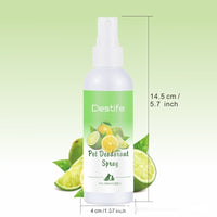 HKM-6949693 Pet Deodorizing Aromatherapy Spray for Cats and Dogs - 100ml Lemon Fragrance