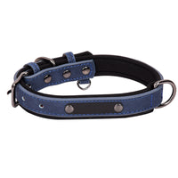 HKM-6949821 Engraved Anti-Lost Nameplate Dog Collar with Breathable Harness and Leash Options