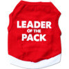HKM-6950205 Cozy Cotton Red Pet Vest with Bold Printed Letters for Dogs