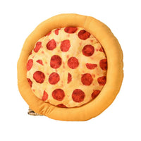 HKM-6950461 Long-Lasting Polyester Puppy Corgi Bite Toy in Fun Pizza, Donut, and Shrimp Designs