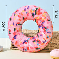 HKM-6950461 Long-Lasting Polyester Puppy Corgi Bite Toy in Fun Pizza, Donut, and Shrimp Designs