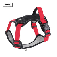 HKM-6951613 Reflective Vest-style Dog Harness for Medium to Large Dogs with Matching Leash Options